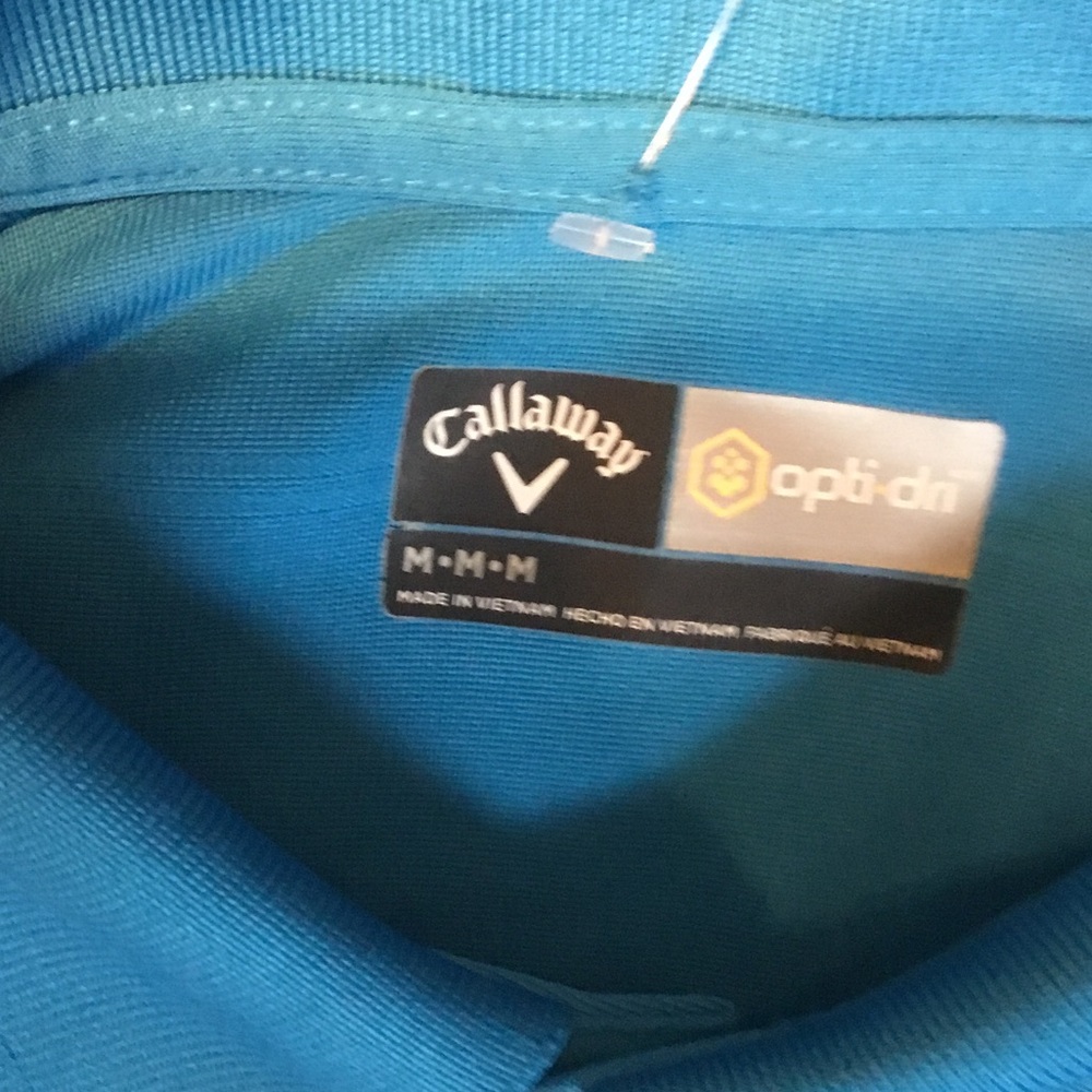 Callaway Men's Vibrant Blue Polo - Picture 2 of 4